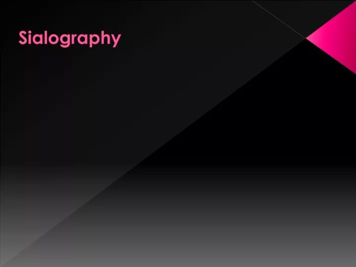 sialography