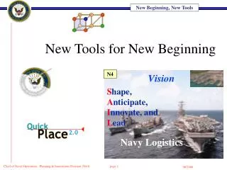 New Tools for New Beginning