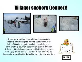 vi lager sn borg tenner