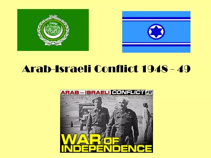 arab israeli conflict 1948 49