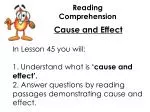 Reading Comprehension - slide 1
