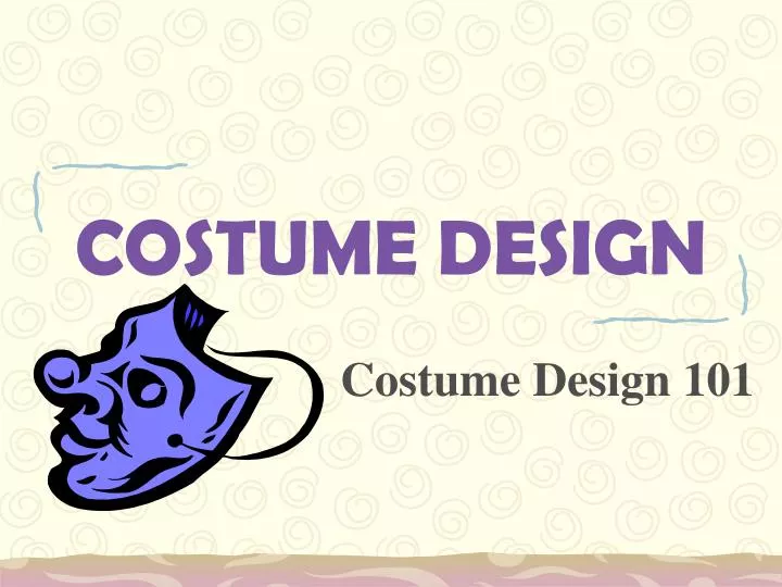 costume design powerpoint presentations