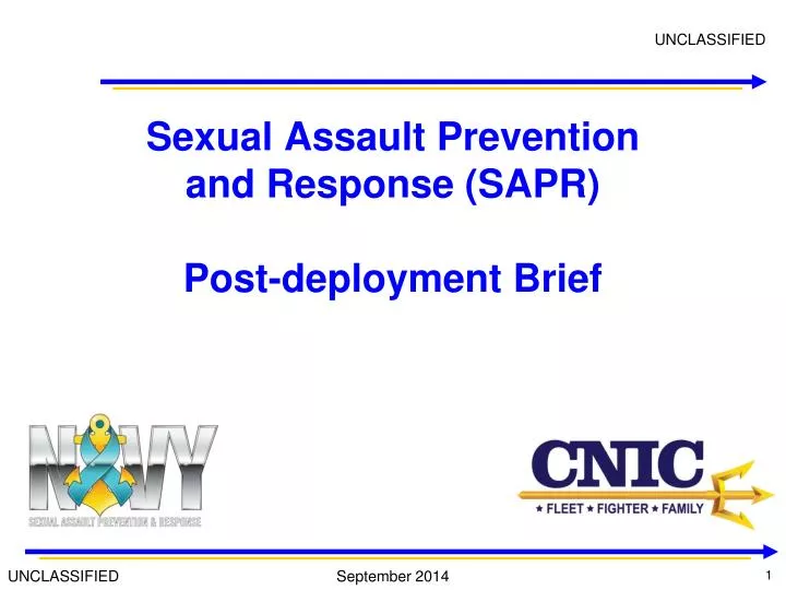 sexual assault prevention and response sapr post deployment brief