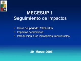 mecesup i seguimiento de impactos