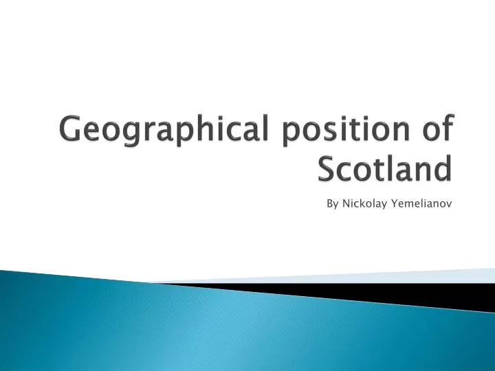geographical position of scotland