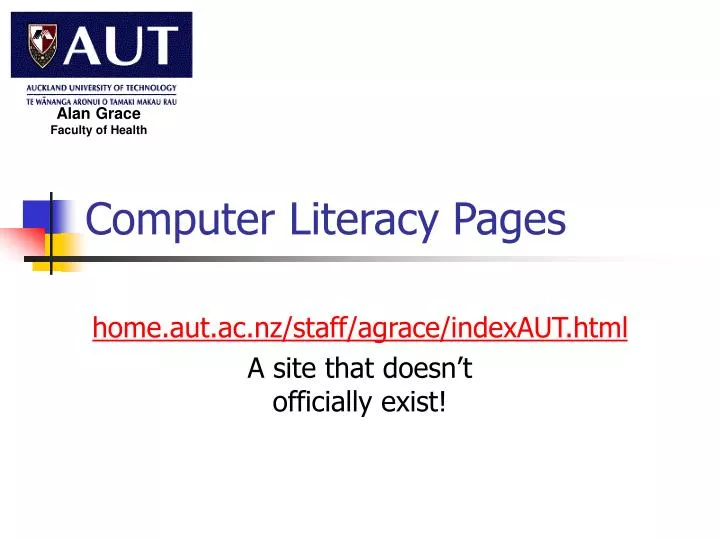 computer literacy pages