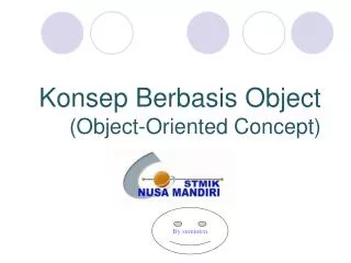 konsep berbasis object object oriented concept