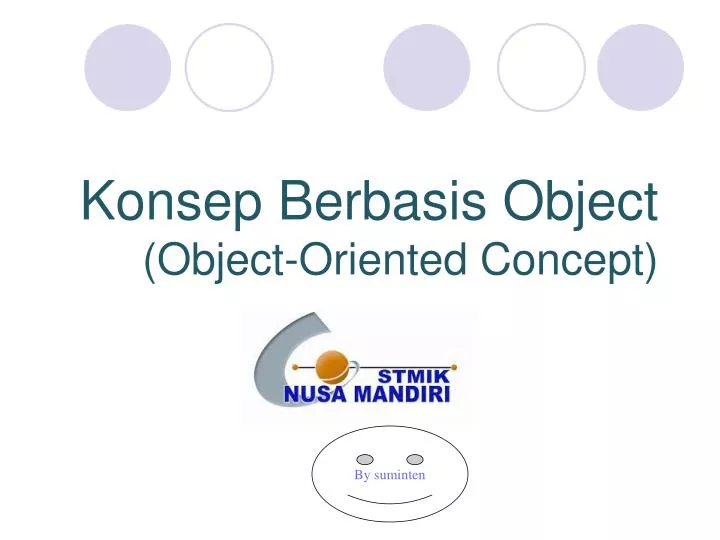 konsep berbasis object object oriented concept