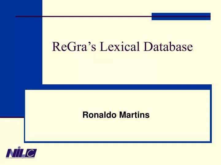 regra s lexical database