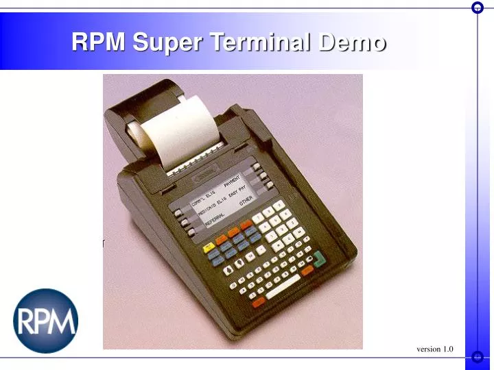 rpm super terminal demo