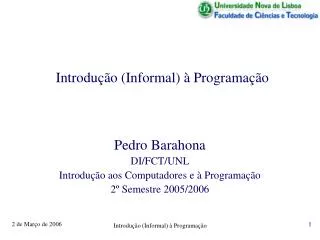 introdu o informal programa o
