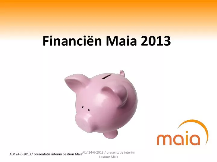 financi n maia 2013