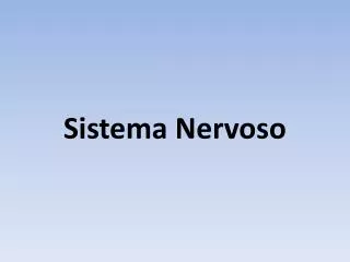 sistema nervoso
