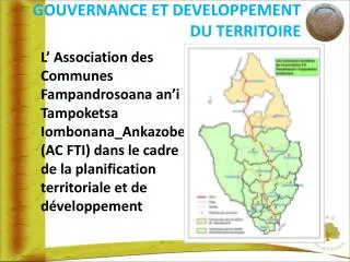 gouvernance et developpement du territoire