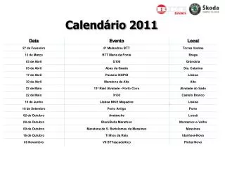 calend rio 2011