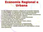 Economia Regional e Urbana - slide 1