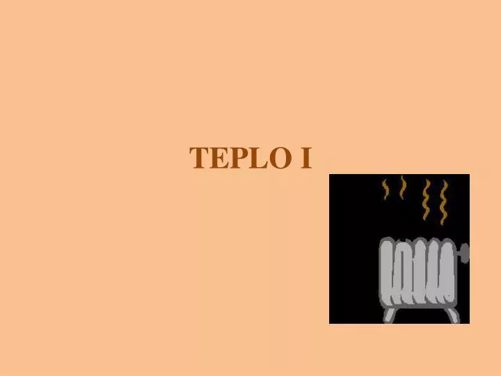 teplo i