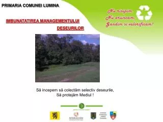 PRIMARIA COMUNEI LUMINA