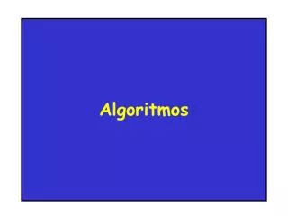 algoritmos