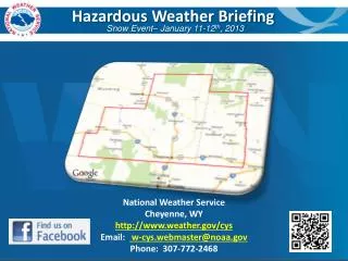 Hazardous Weather Briefing