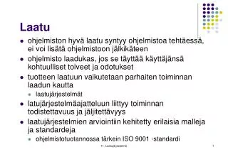 laatu
