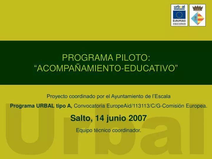 programa piloto acompa amiento educativo