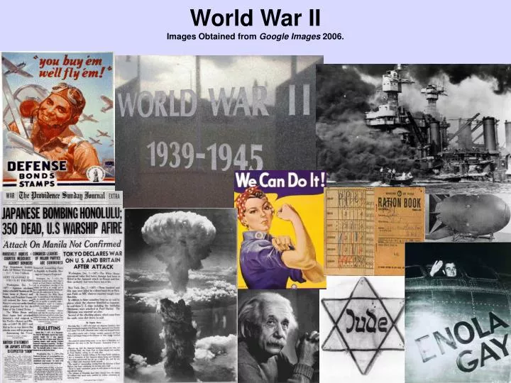 world war ii images obtained from google images 2006