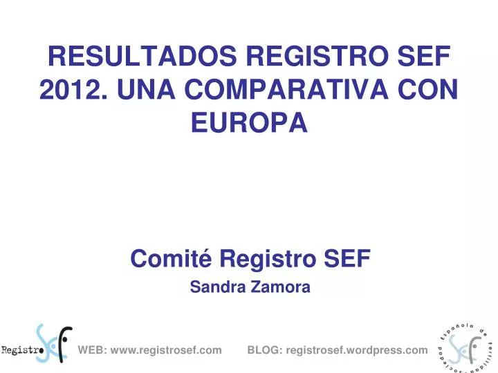 resultados registro sef 2012 una comparativa con europa