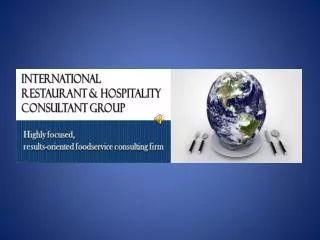 International Restaurant &amp; Hospitality
