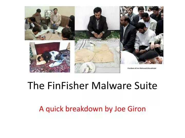 the finfisher malware suite