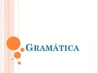 gram tica