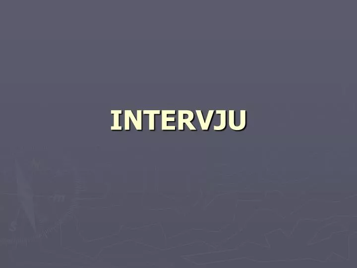 intervju