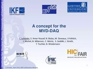A concept for the MVD-DAQ