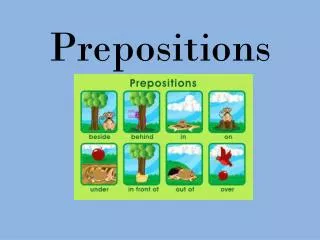 prepositions