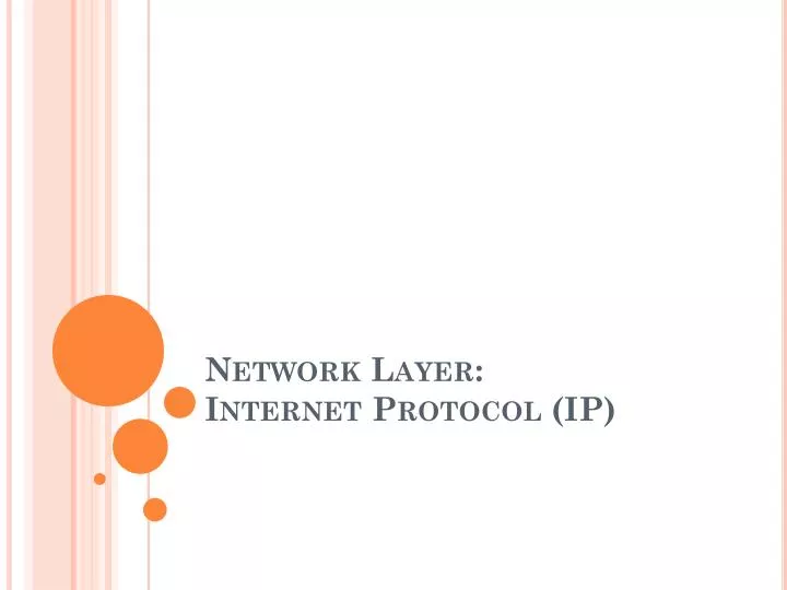 network layer internet protocol ip