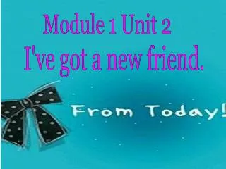 Module 1 Unit 2