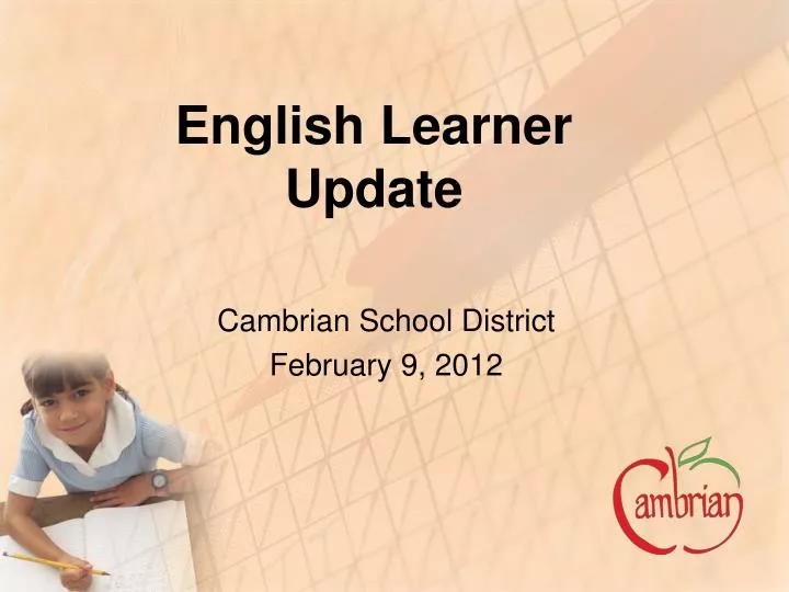 english learner update