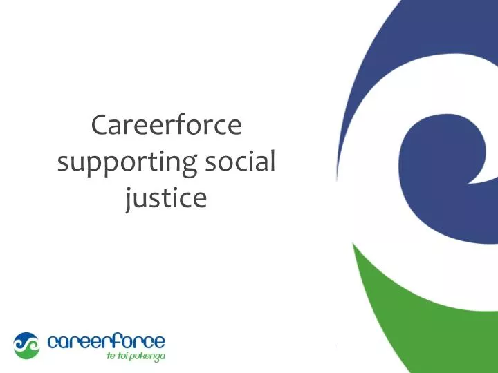 careerforce supporting social justice