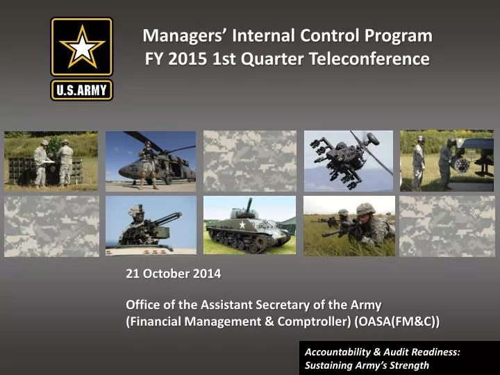 managers internal control program fy 2015 1st quarter teleconference