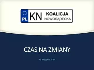 czas na zmiany
