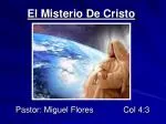 El Misterio De Cristo - slide 1