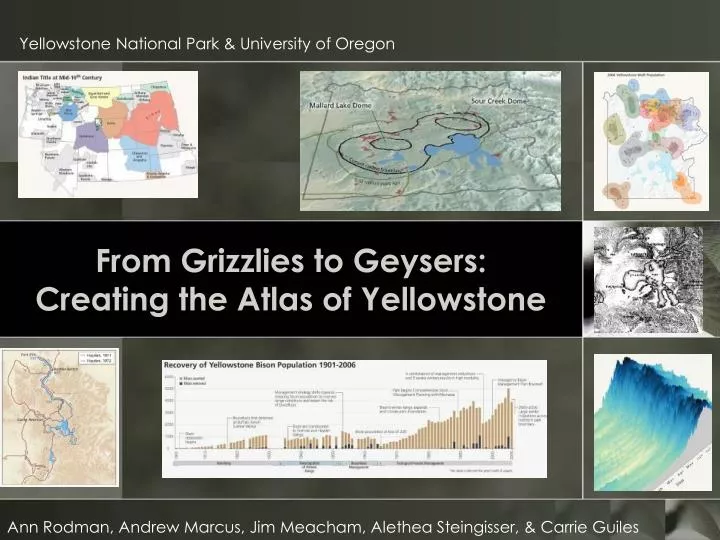 from grizzlies to geysers creating the atlas of yellowstone