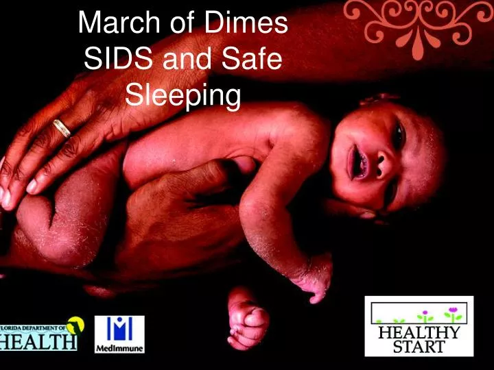 march of dimes sids and safe sleeping