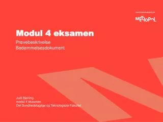 modul 4 eksamen