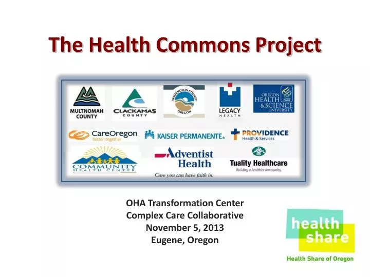 the health commons project