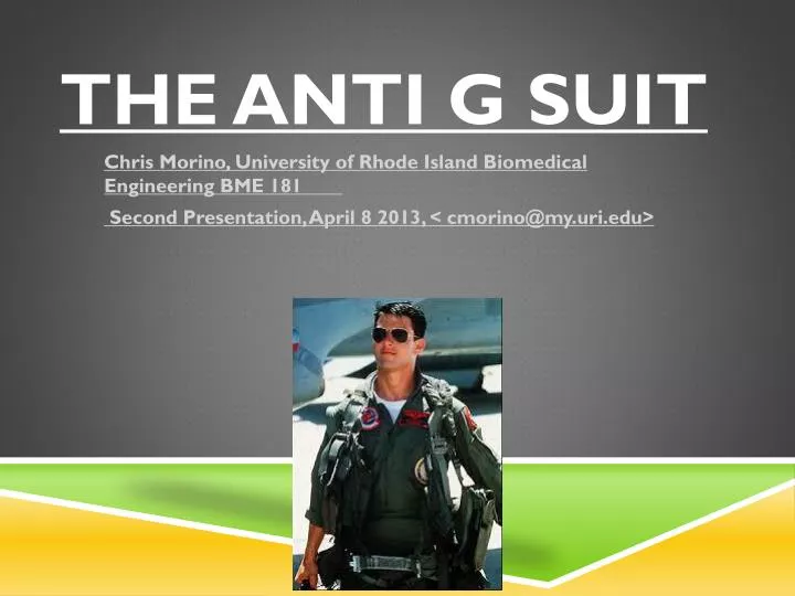 the anti g suit