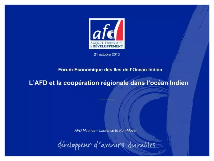 l afd et la coop ration r gionale dans l oc an indien