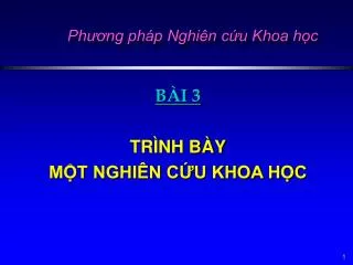 ph ng ph p nghi n c u khoa h c