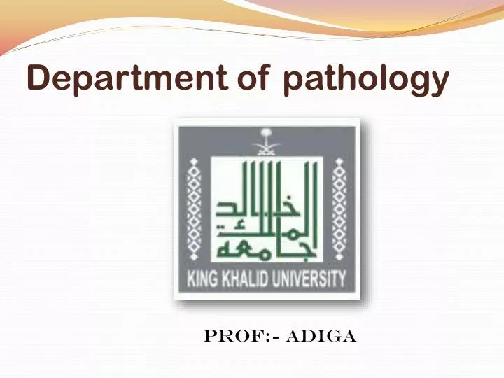 department of pathology