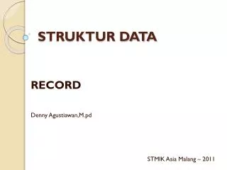 struktur data